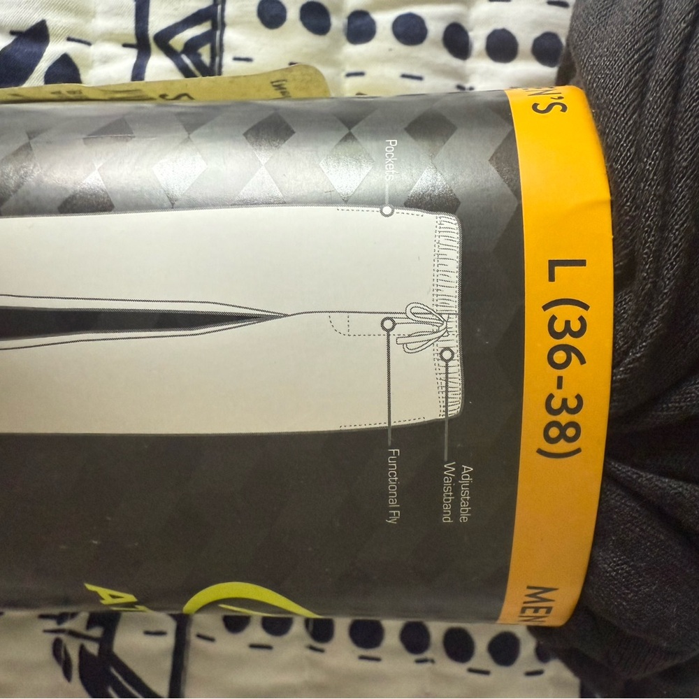NWT Athletic Works Men’s Black Sleep Pants - Picture 10 of 10